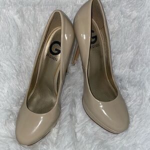 G By Guess Nude Heels